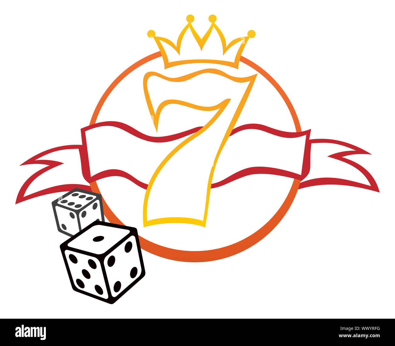Casino symbol Stock Photo