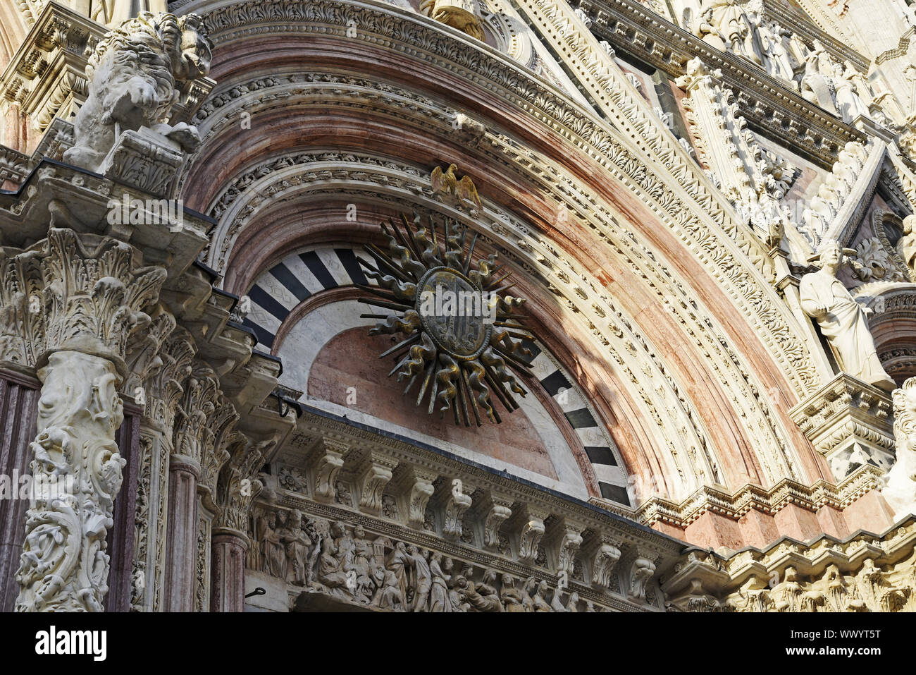 Cattedrale di Santa Maria Assunta, cathedral, Siena, Tuscany, Italy, Europe Stock Photo