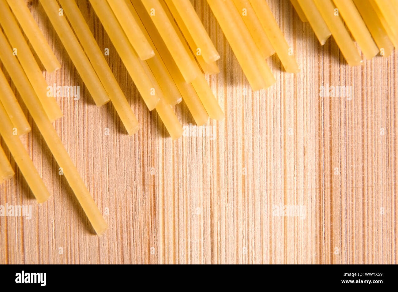 uncooked italian pasta. abstract Stock Photo