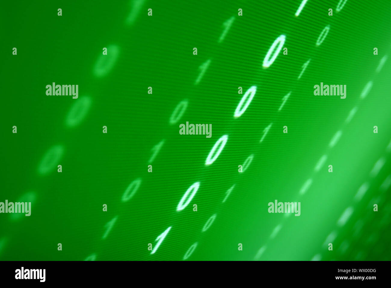 Machine binary code green number hi-res stock photography and images ...