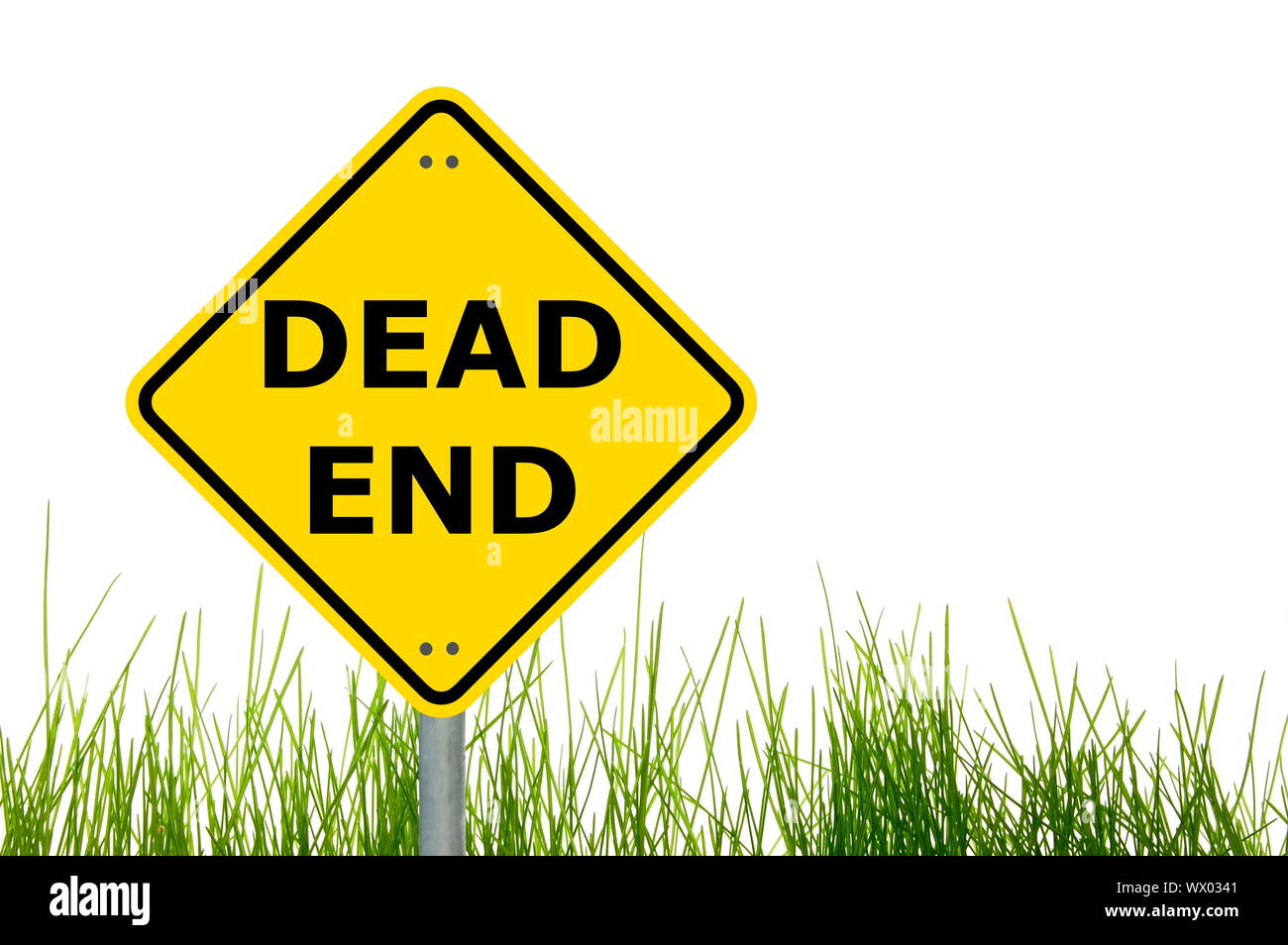 roadsign with dead end showing business or traffic concept Stock Photo ...
