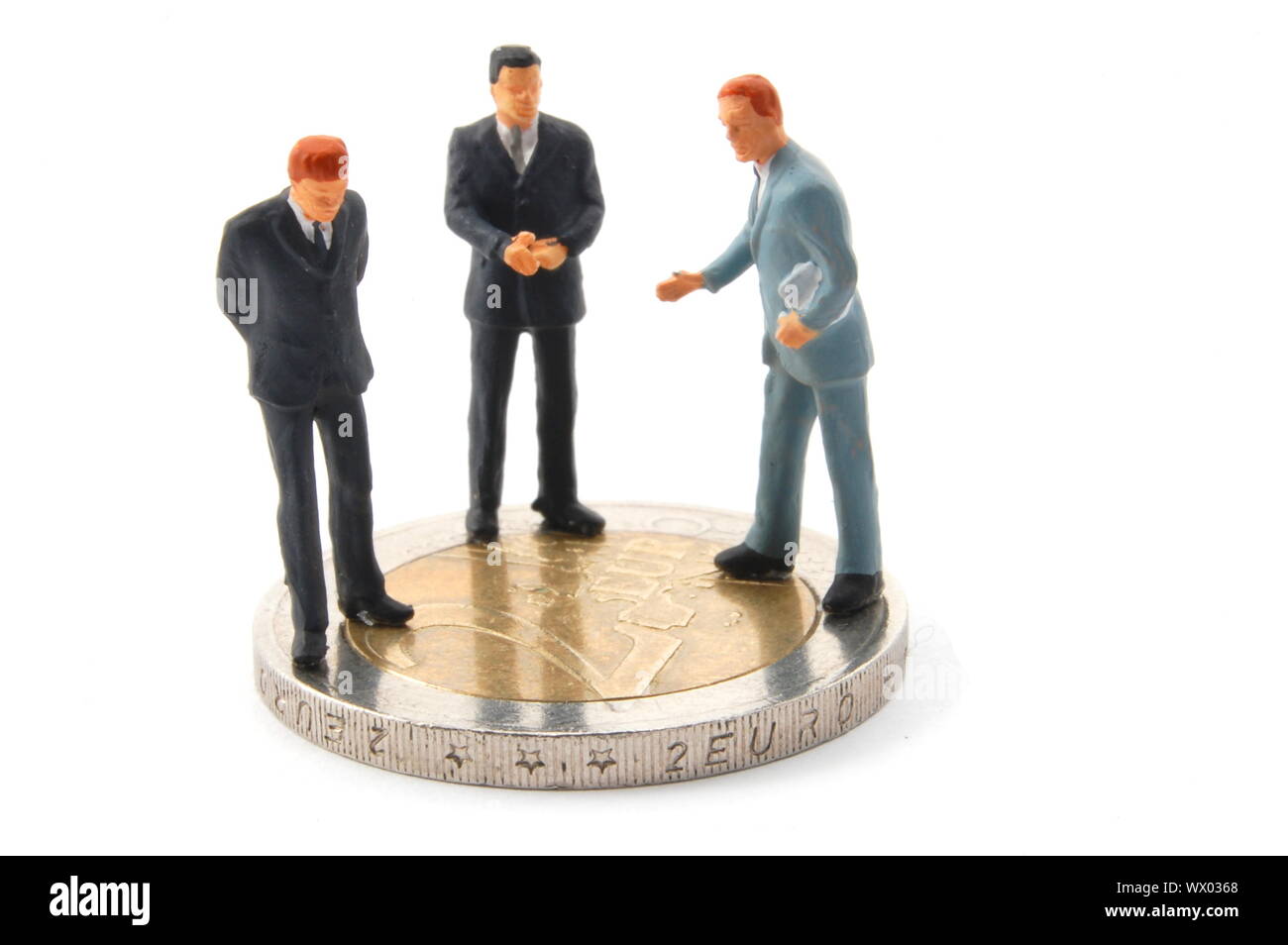 business man and money isolated on white background Stock Photo - Alamy