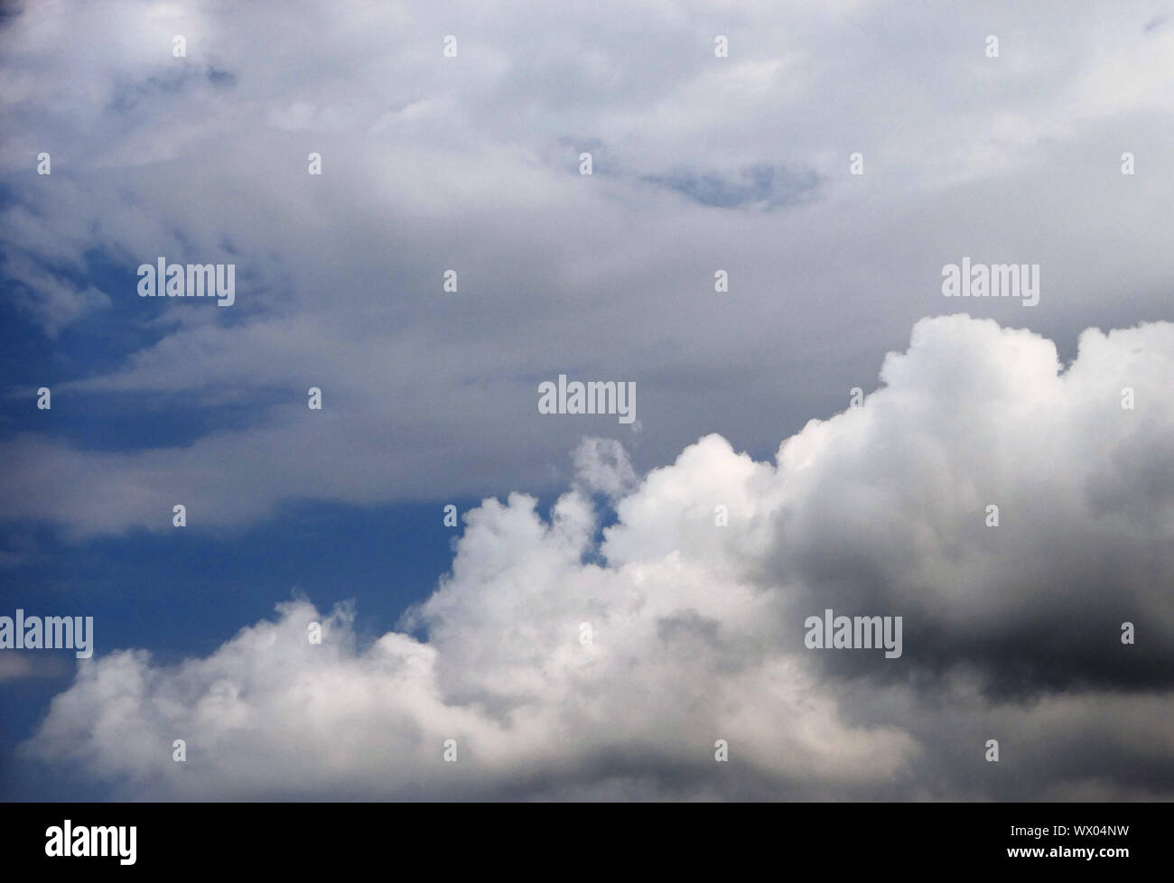 Dramatic rainy sky Stock Photo