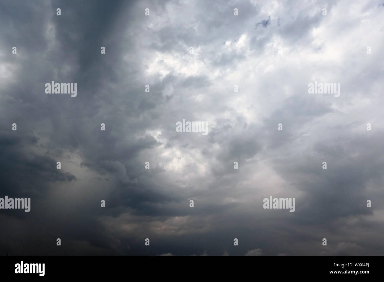 Dramatic rainy sky Stock Photo