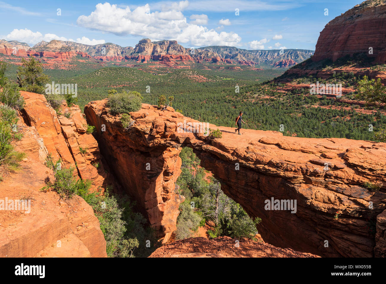 Devils Bridge, Sedona, Arizona, United States of America, North America Stock Photo