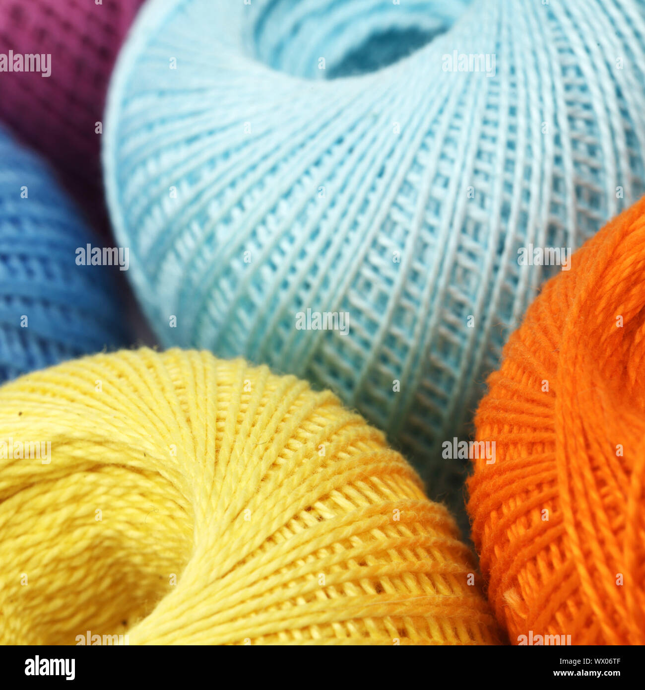 thread on white background Stock Photo - Alamy