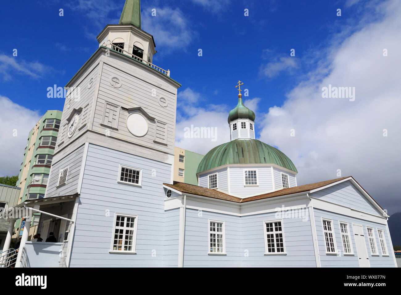 St. Michael's Russian Orthodox Church, Sitka, Alaska, United States of America, North America Stock Photo