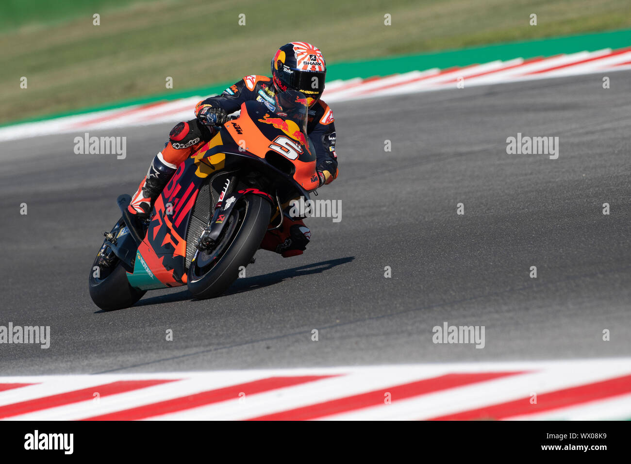 JOHANN ZARCO, FRENCH RIDER NUMBER 5 OF RED BULL KTM FACTORY RACING IN MOTOGP  during Friday Free Practice (fp1-fp2) Of The Motogp Of San Marino And Ri Stock Photo
