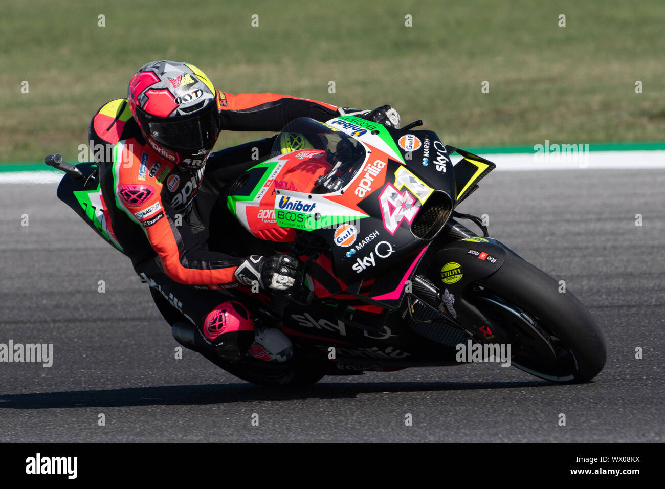 ALEIX ESPARGARO, SPANISH RIDER NUMBER 41 FOR APRILIA RACING IN MOTOGP  during Friday Free Practice (fp1-fp2) Of The Motogp Of San Marino And  Riviera O Stock Photo - Alamy