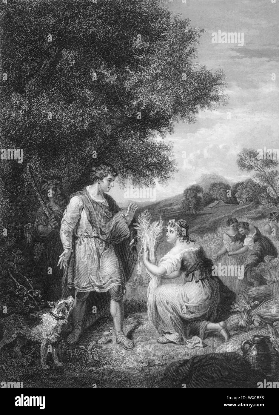 Then said Boaz to Ruth, go not to glean in another field&rsquo;, 1840 