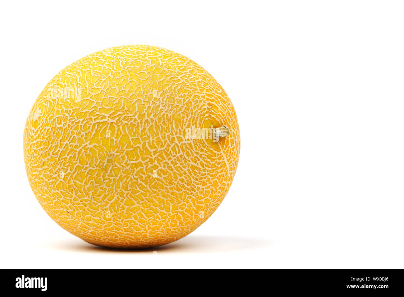 galia melone isolated on white Stock Photo