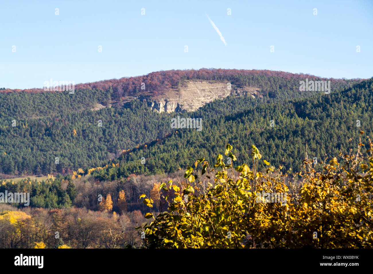 View of the Thuringian Forest Stock Photo