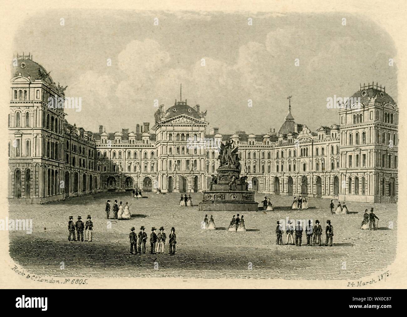 'Exchange, Liverpool', 1875. View of the first Cotton Exchange Building