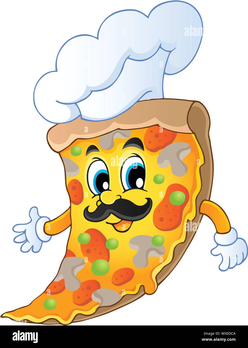Cartoon pizza chef Stock Vector Image & Art Alamy