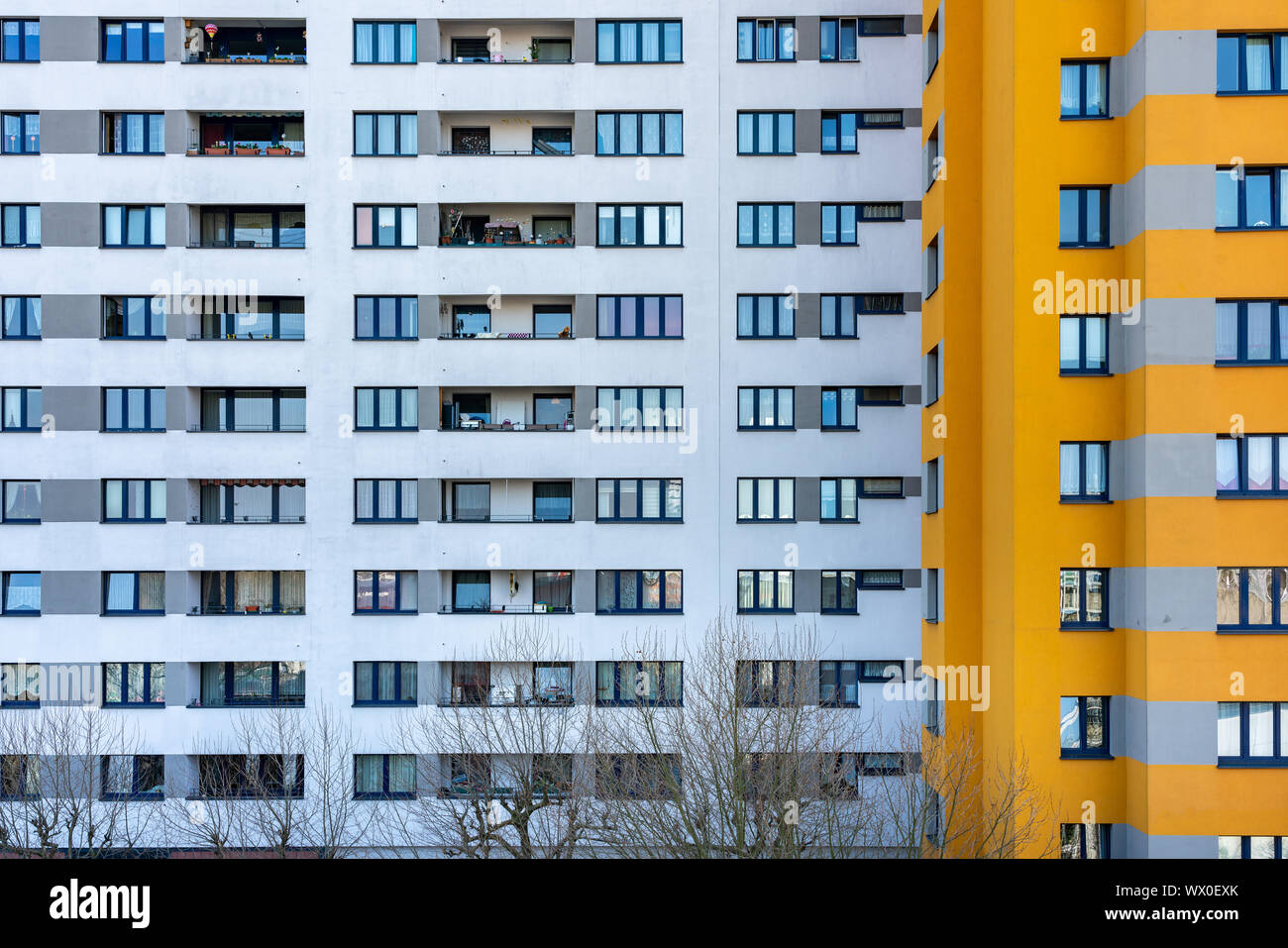 Social housing in Berlin Stock Photo