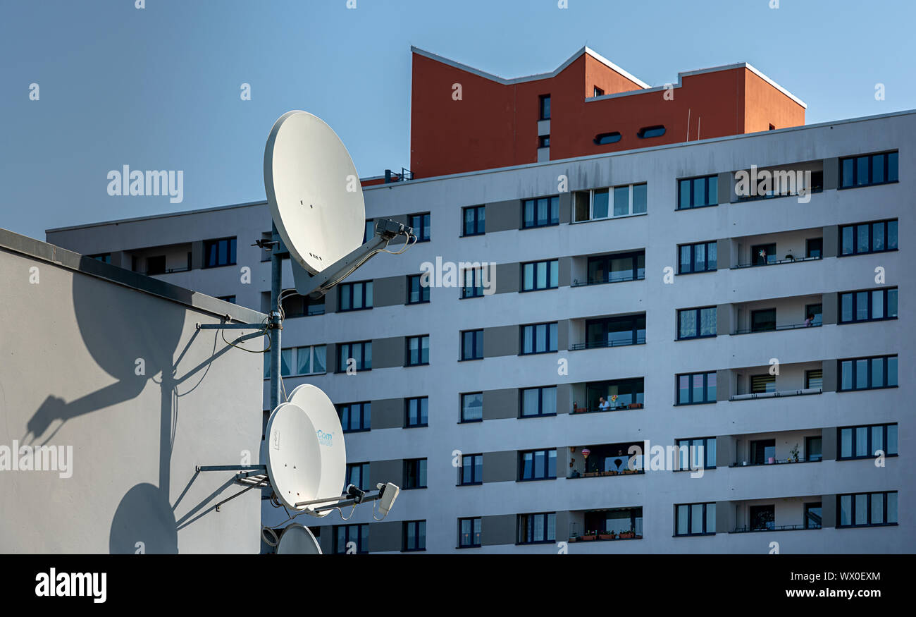 Social housing in Berlin Stock Photo
