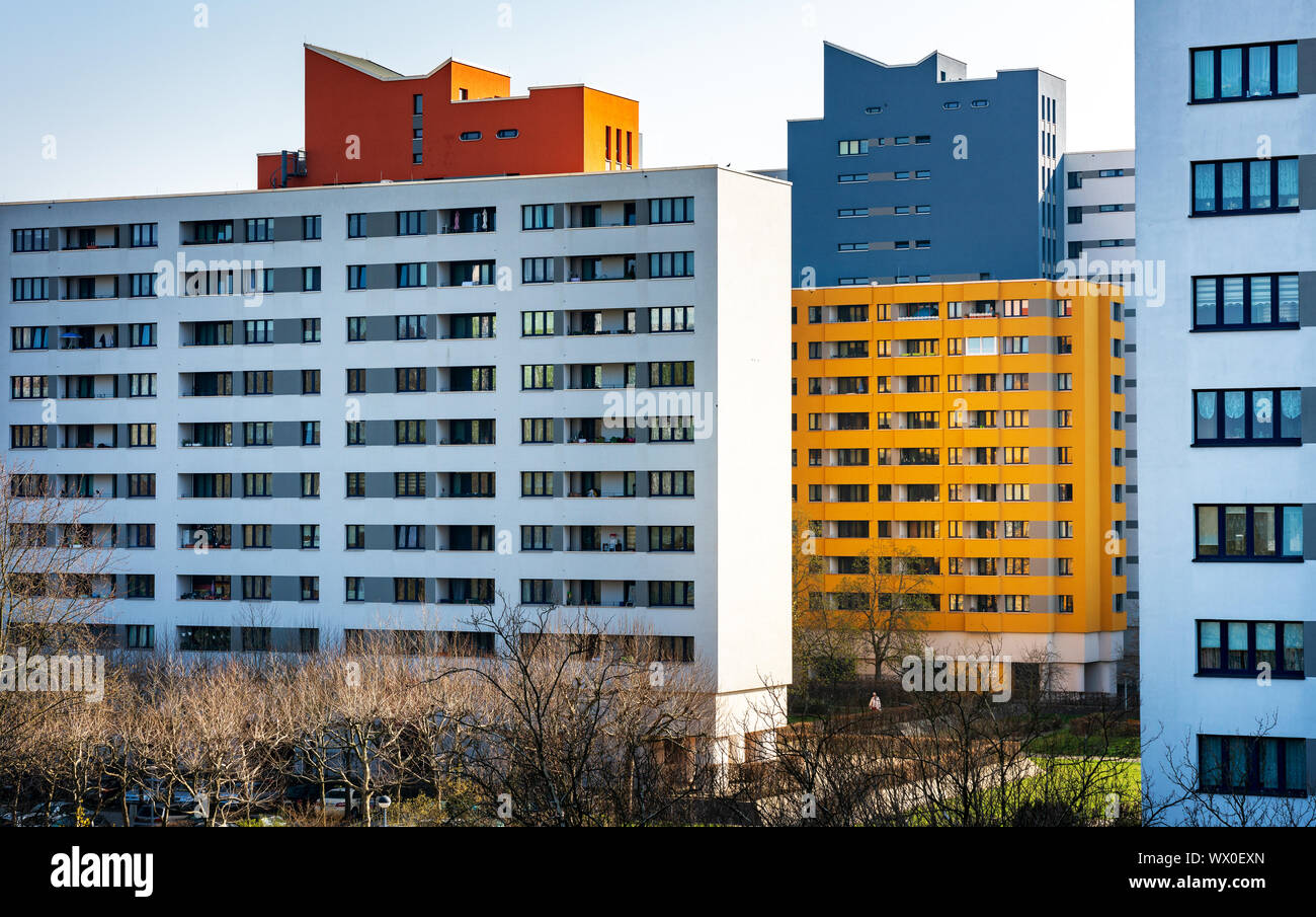 Social housing in Berlin Stock Photo