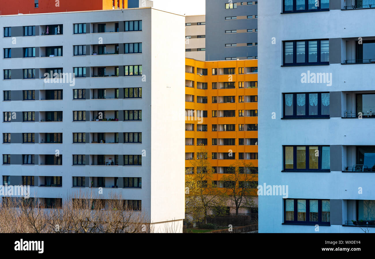 Social housing in Berlin Stock Photo