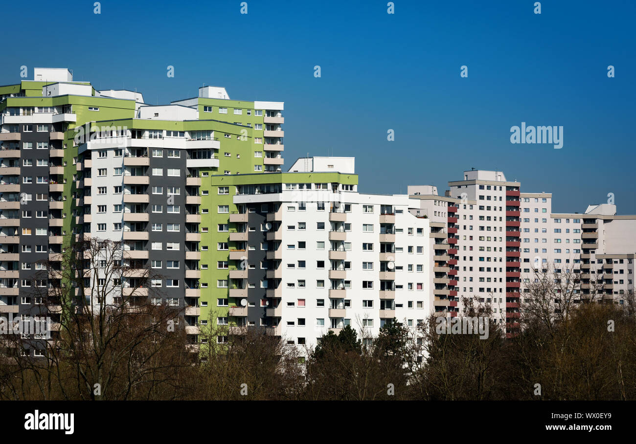 Social housing in Berlin Stock Photo