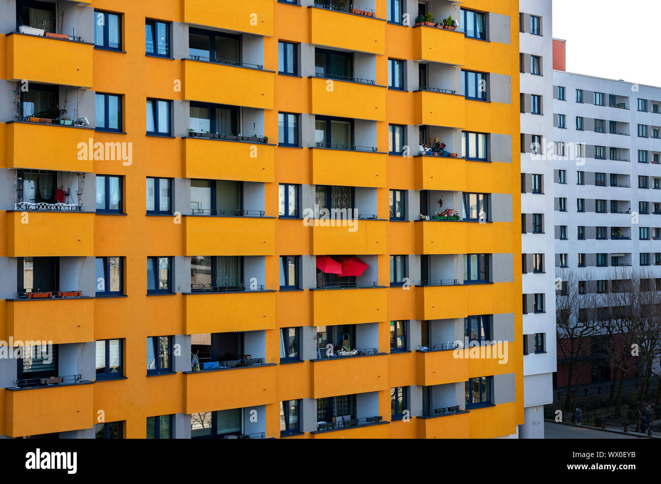 Social housing in Berlin Stock Photo