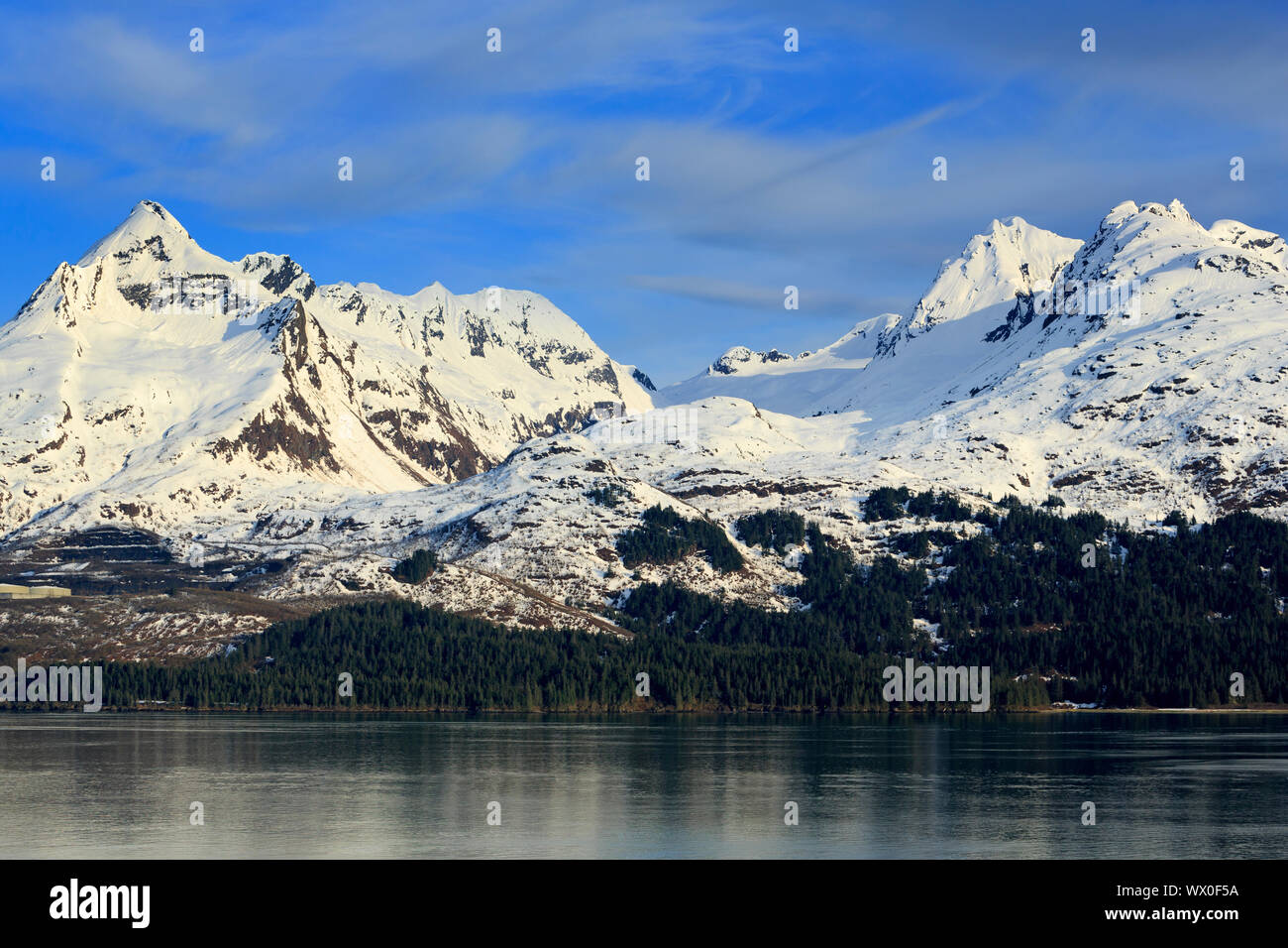 Prince William Sound, Valdez, Alaska, United States of America, North America Stock Photo