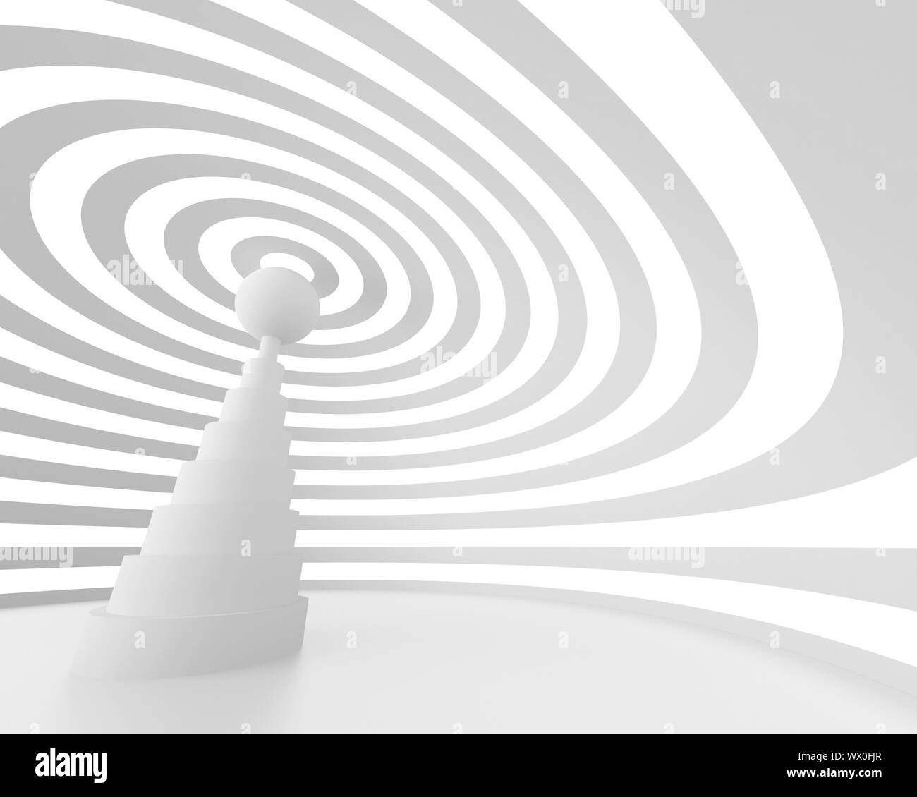 3d Illustration of White Wireless Background or Wallpaper Stock Photo