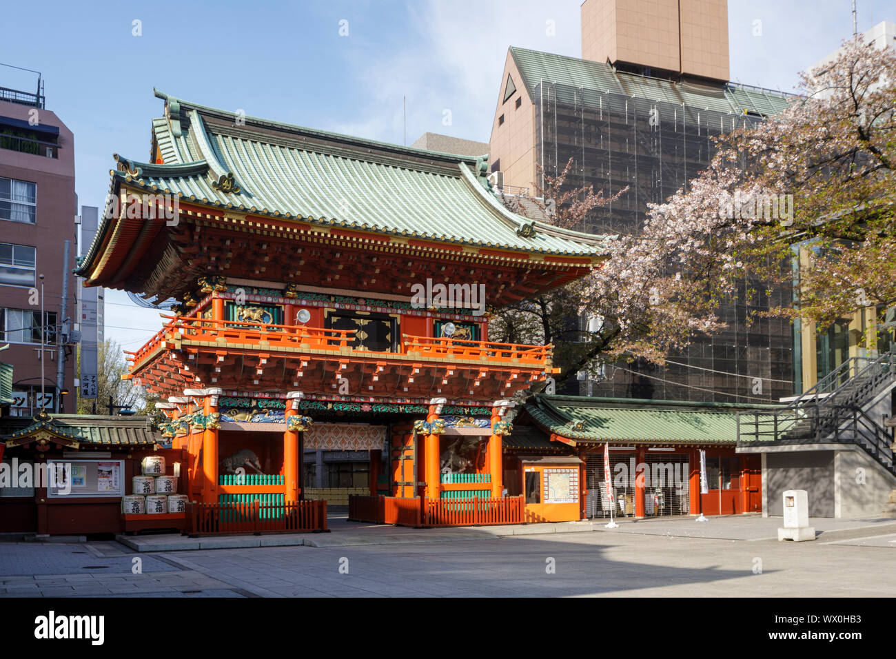 Kanda Myoujin Shrine in Tokyo, Japan, Asia Stock Photo