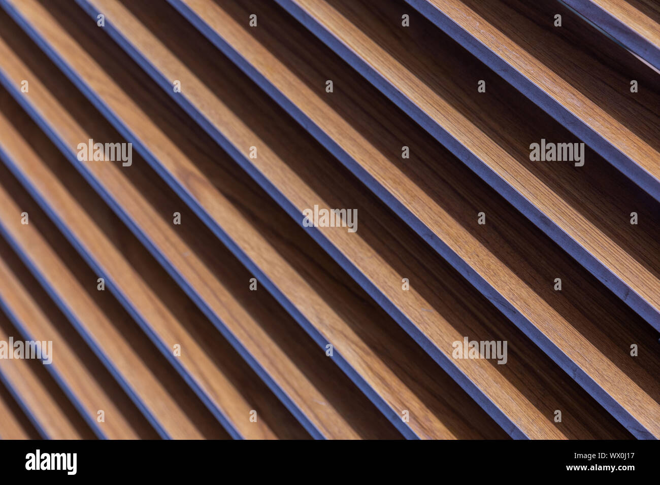 Diagonal bronze corrugated metal sheet background Stock Photo Alamy
