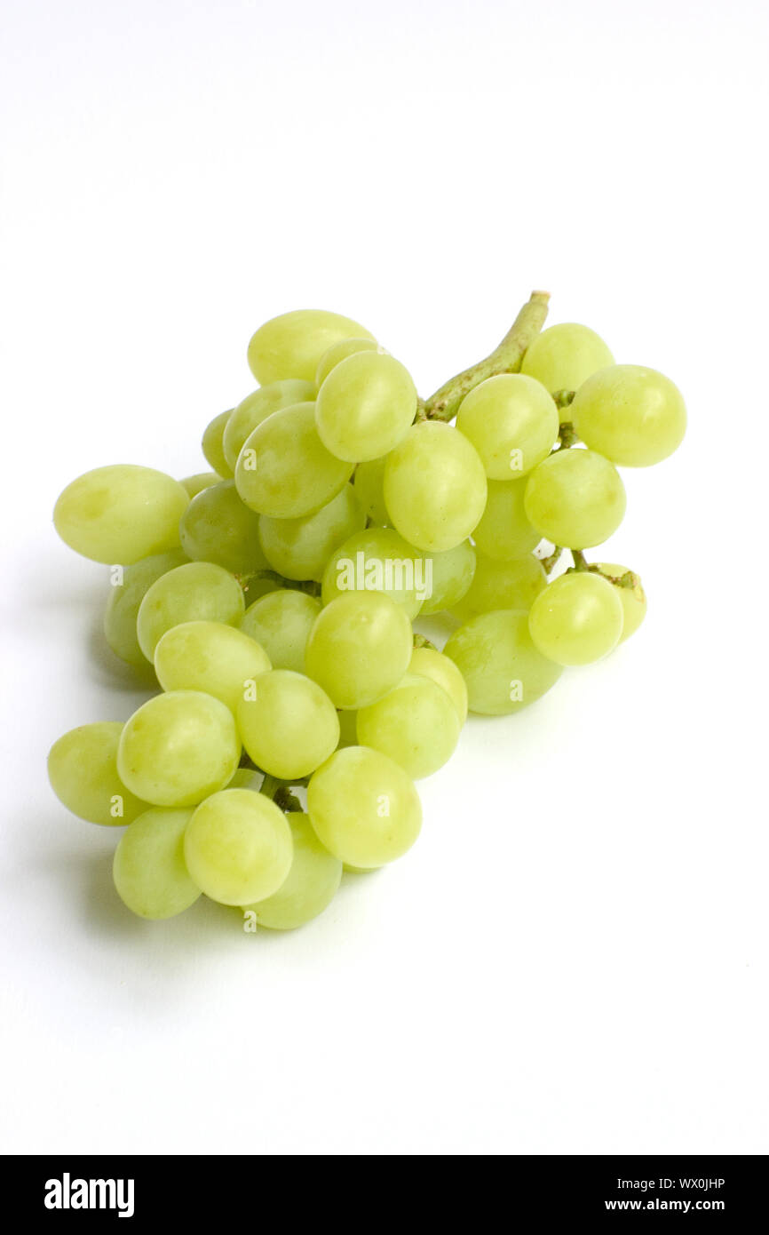 Bunch of green grapes Stock Photo
