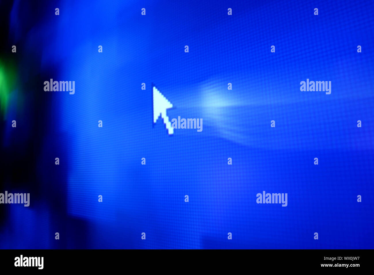 cursor arrow in move abstract background Stock Photo - Alamy