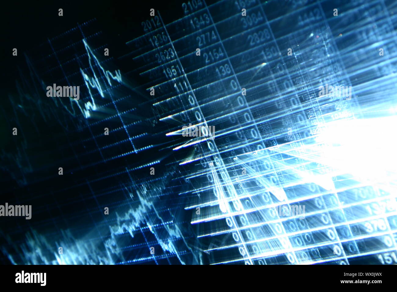 Line graph numbers in stock hi-res stock photography and images - Alamy
