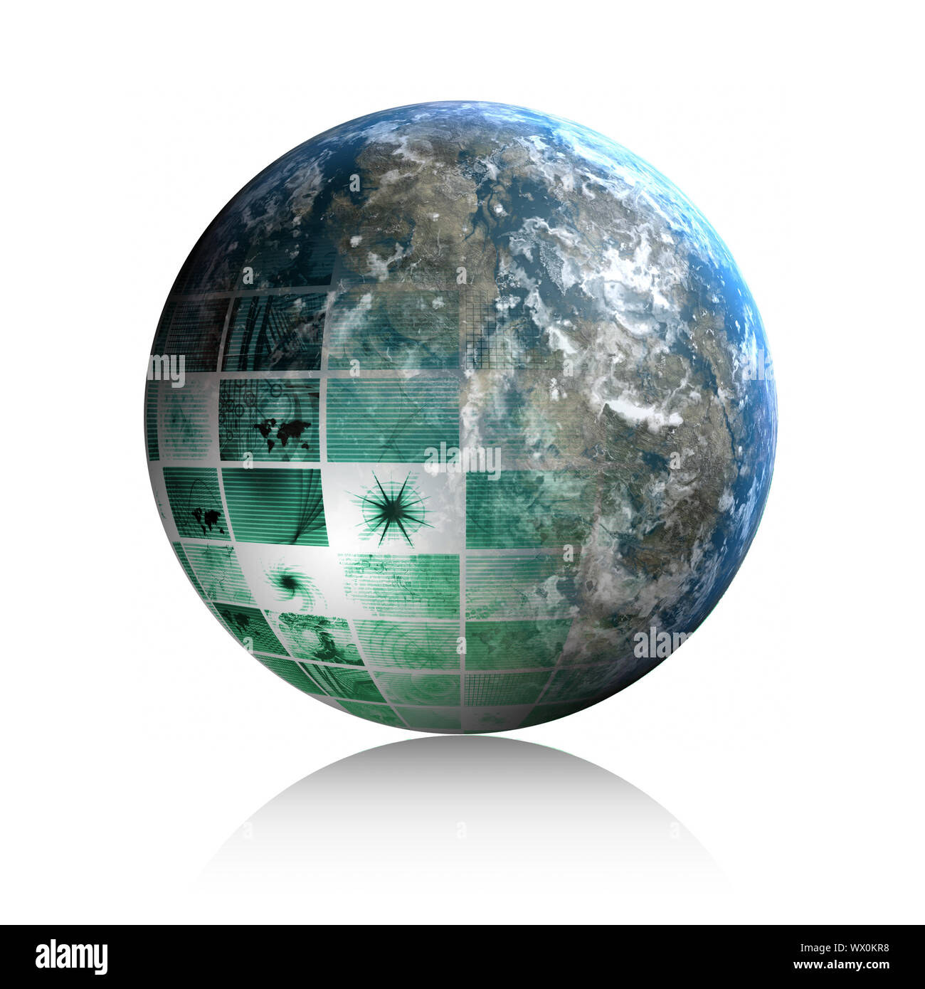 Technology Abstract World Background as Clip Art Stock Photo - Alamy