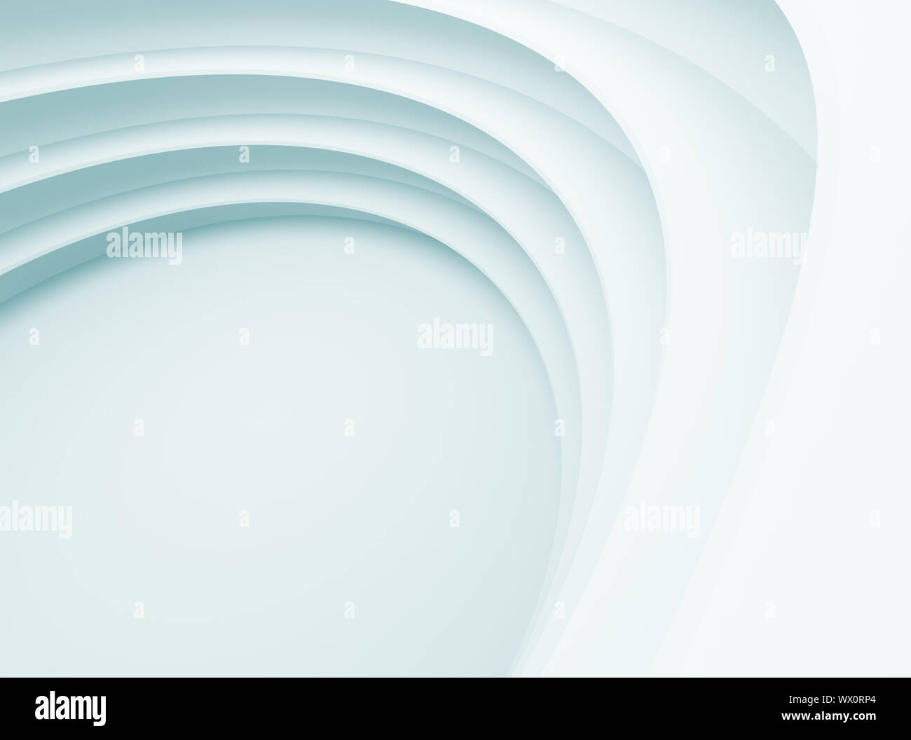 3d Illustration of Blue Modern Architecture Background Stock Photo - Alamy