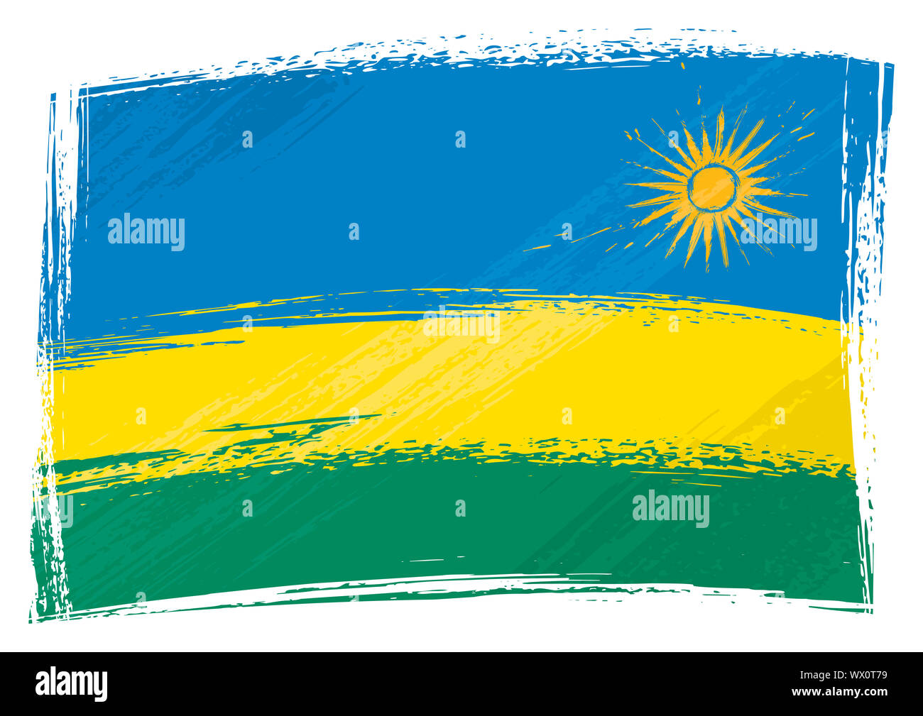 ruanda bandera hd