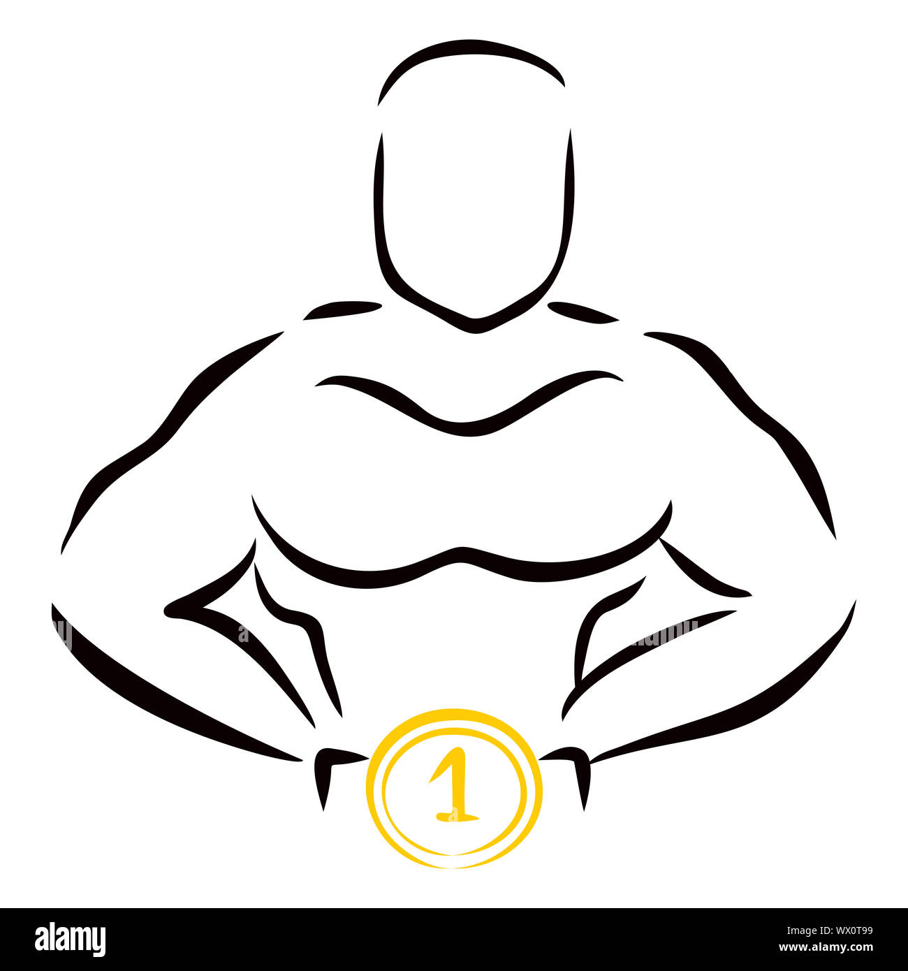 Podium winner silhouette hi-res stock photography and images - Alamy