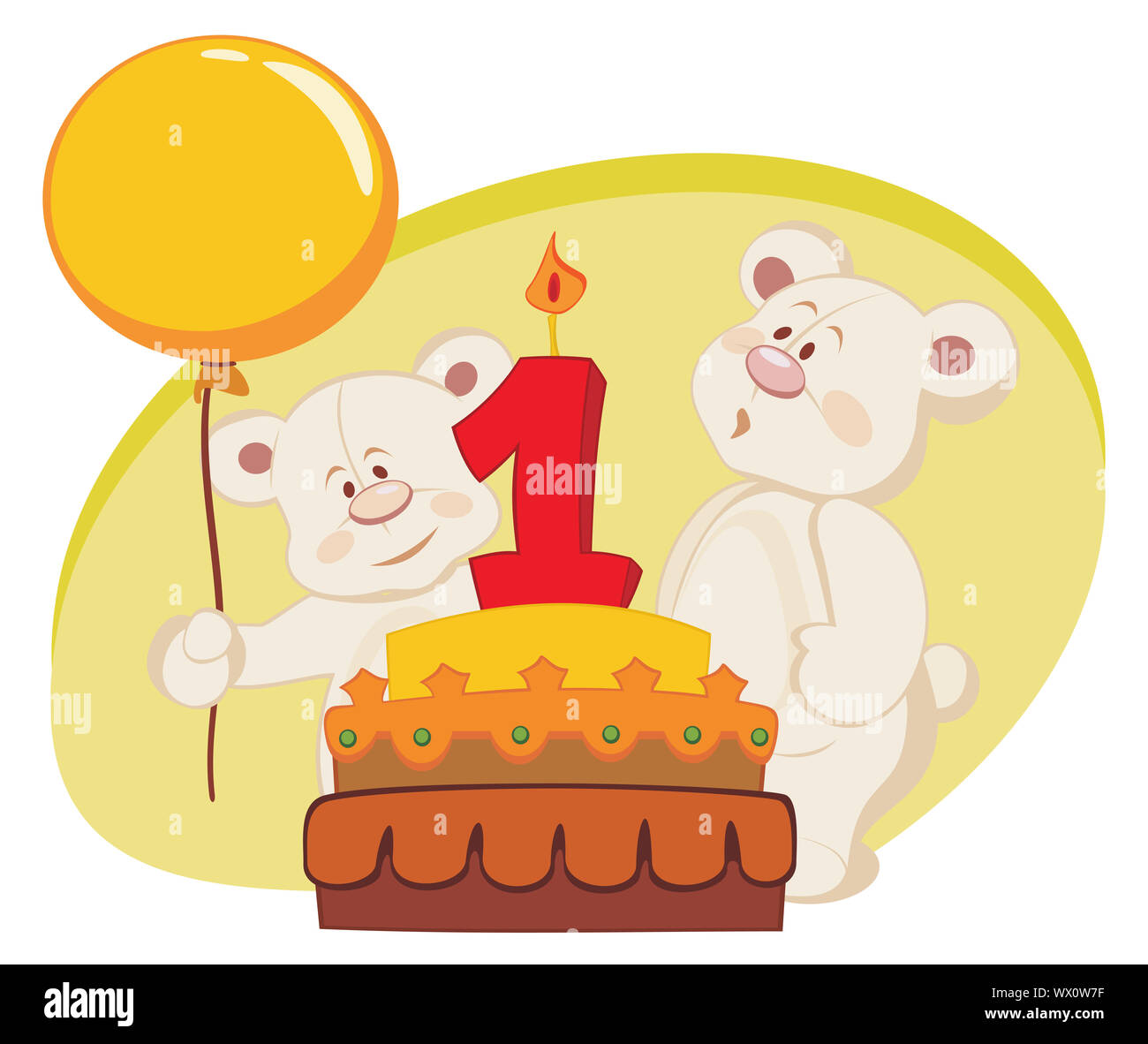 Birthday cake Stock Photo