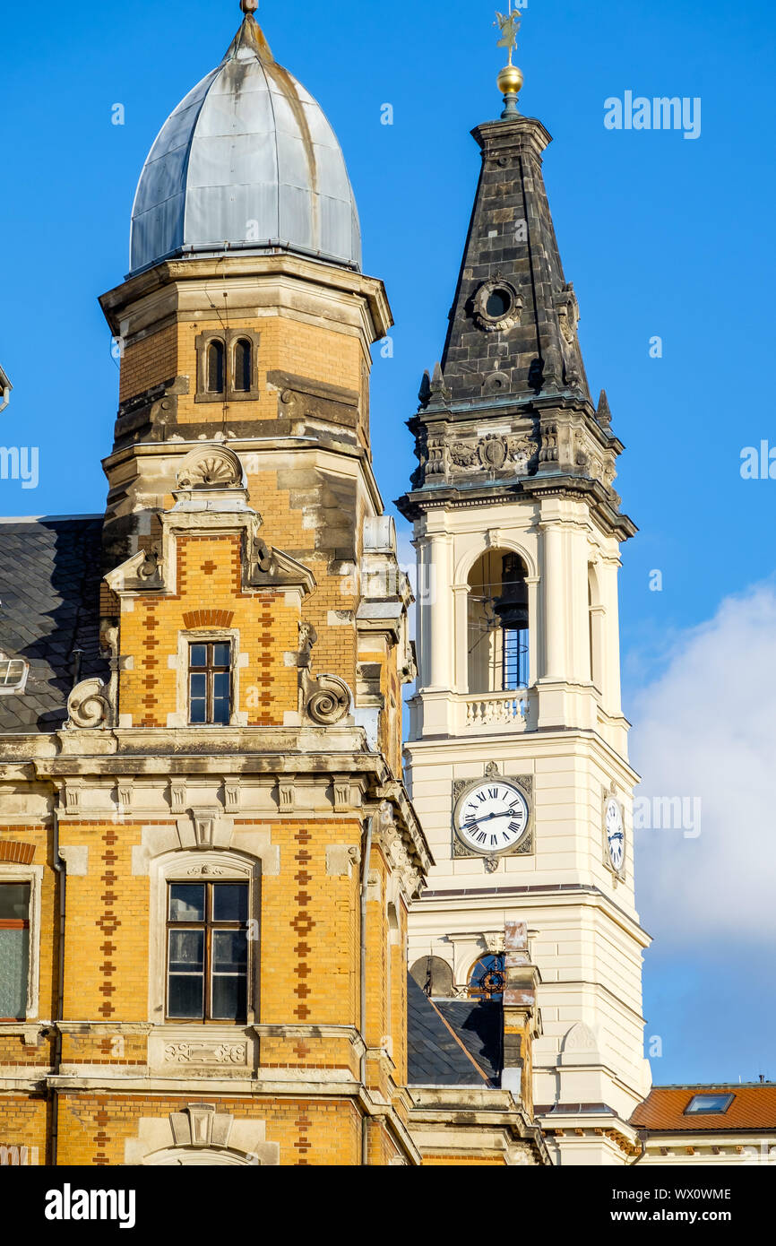 historical city centre of Zittau Stock Photo