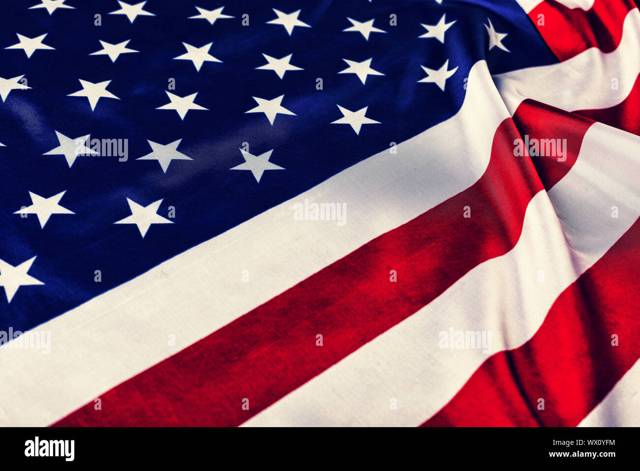 USA, flag, background. close up. concept patriotism, independence day Stock Photo