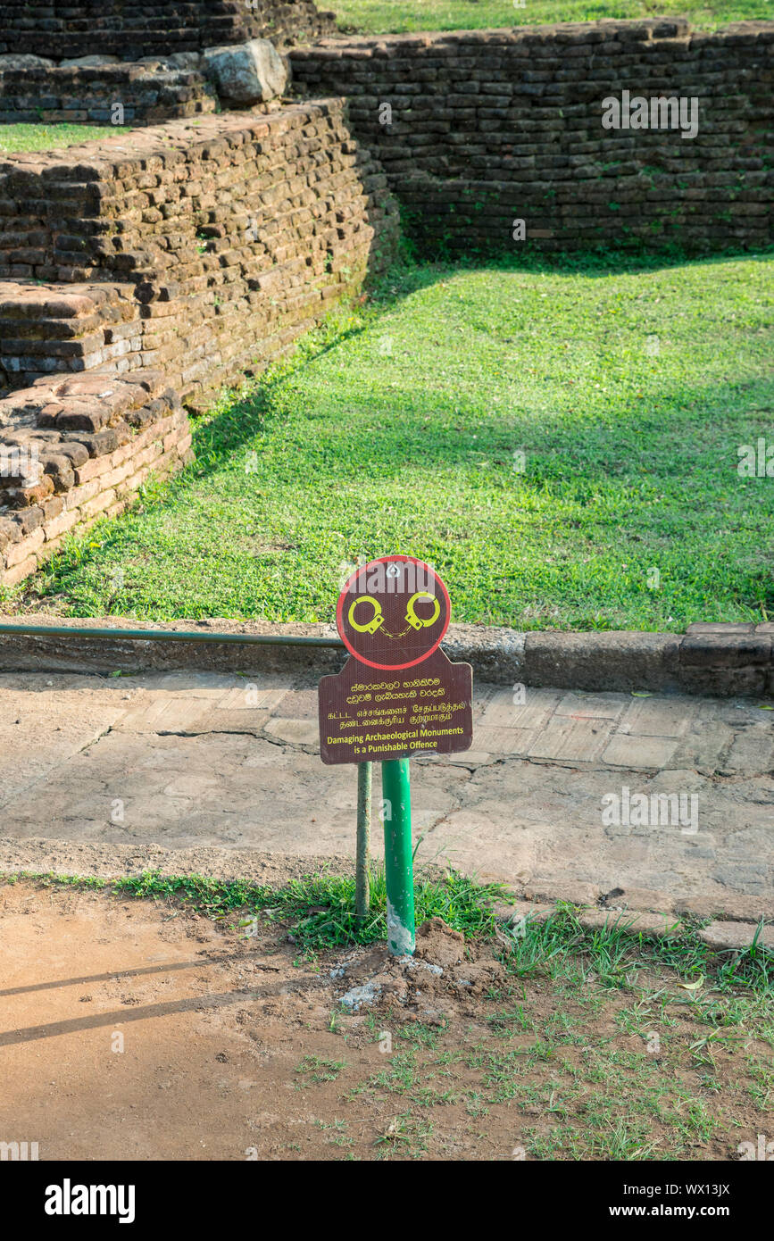 Sigiriya, Central Province, Sri Lanka Stock Photo Alamy