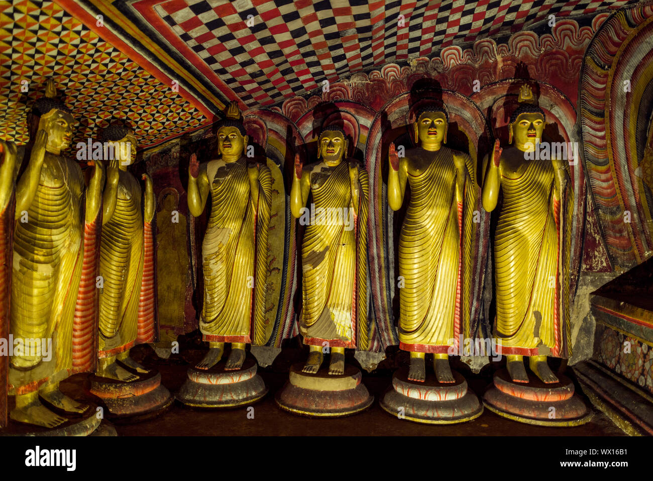 The Dambulla cave temple is the largest and bestpreserved cave temple