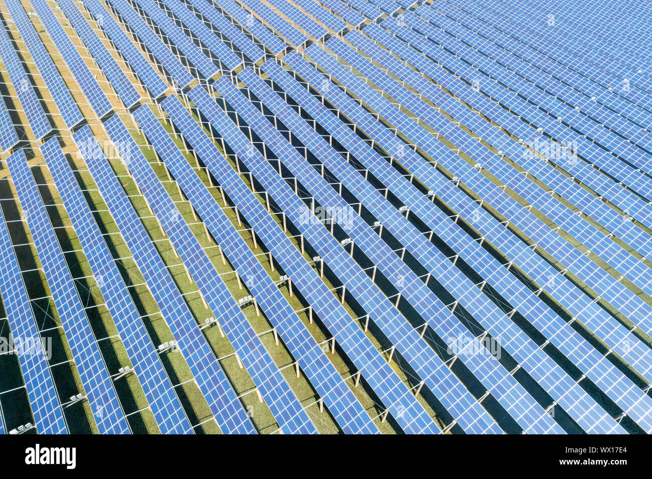 clean energy view from above Stock Photo