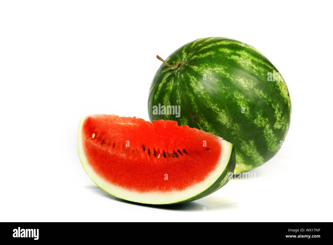watermelon slice isolated on white Stock Photo - Alamy