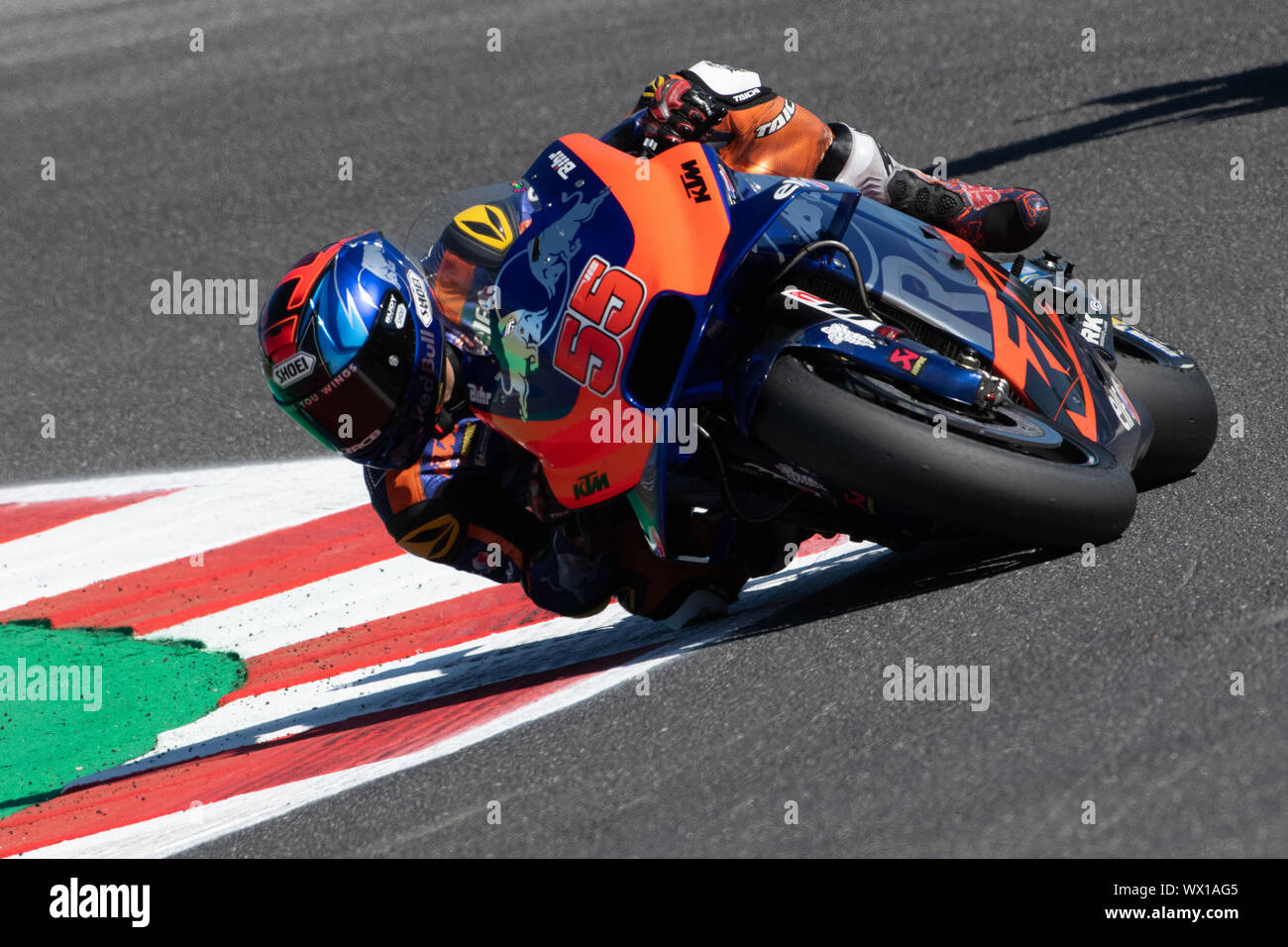 HAFIZH SYAHRIN, MALAYSIAN RIDER NUMBER 55 FOR KTM REDBULL TECH 3 IN MOTOGP  during Saturday Free Practice & Qualifications Of The Motogp Of San Marino  Stock Photo - Alamy