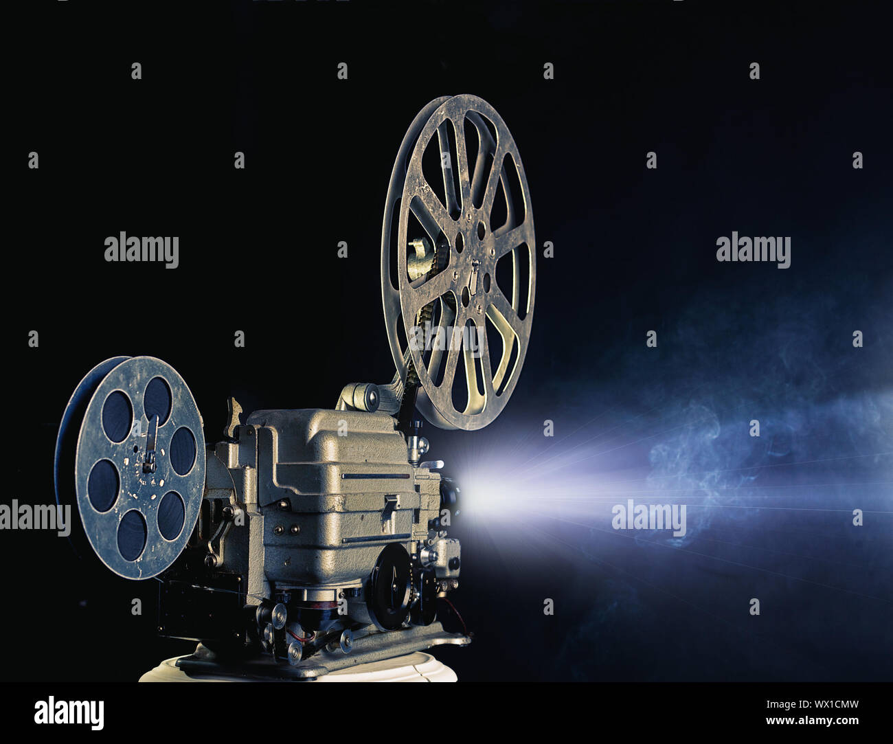 old cinema projector photo Stock Photo - Alamy