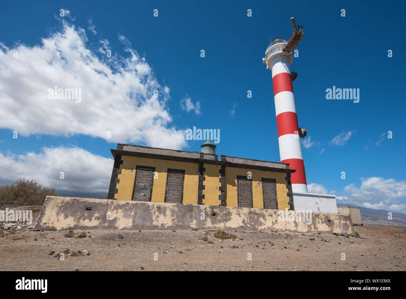 Lighthouse In Punta de Abona Stock Photo