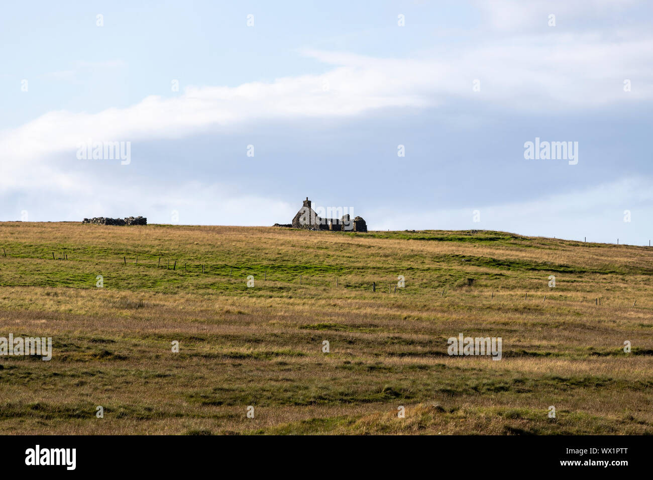 Abandon house in Yell island, Shetland, Scotland, UK Stock Photo Alamy