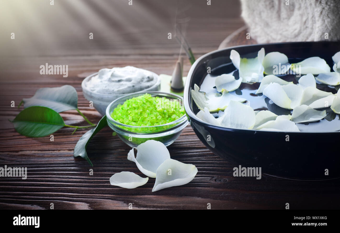 Spa And Body Care Stock Photo Alamy