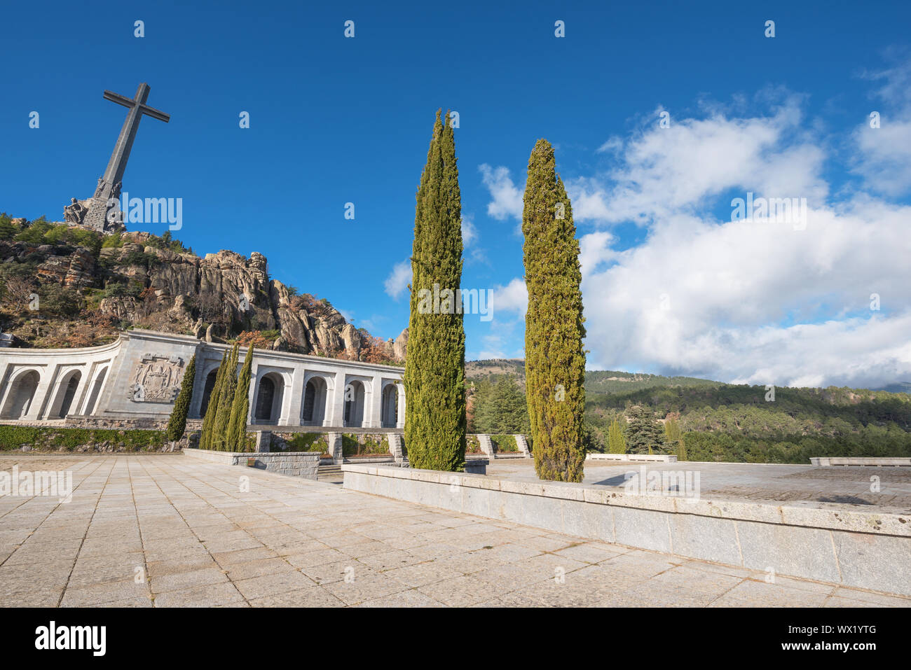 Valley of the fallen, Madrid, Spain. Stock Photo
