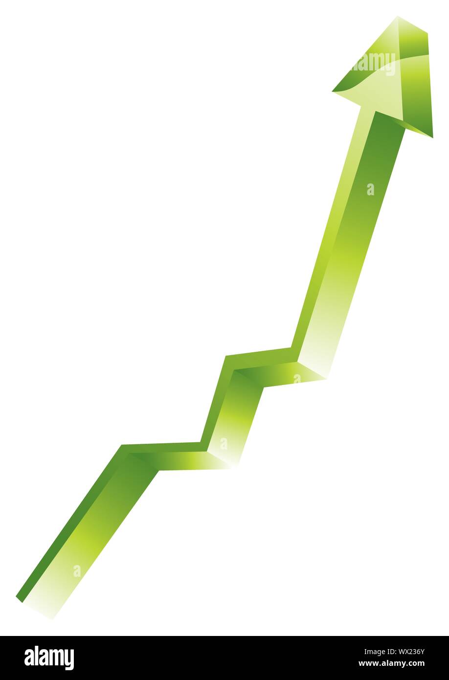 3d shiny arrow Stock Vector Image & Art - Alamy