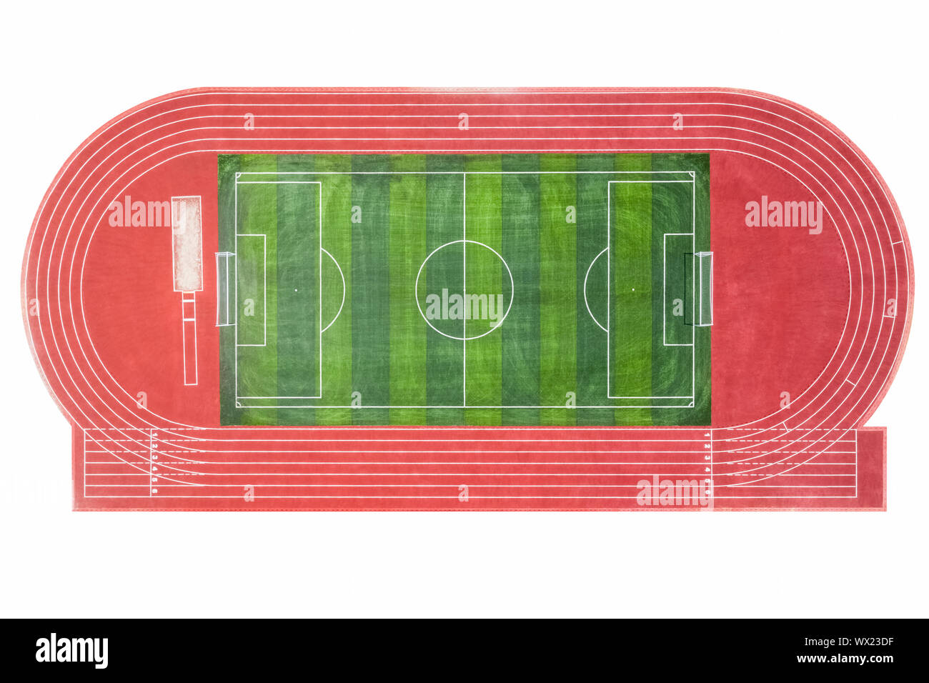 Football Field Track Dimensions